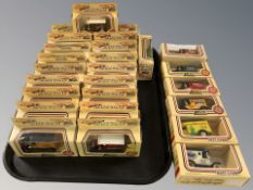 Boxed die cast delivery vans including Lledo etc