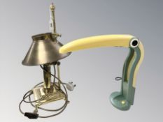 An H T Huang Huangslite 1980's toucan table lamp,