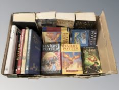 A group of Harry Potter volumes, George R R Martin volumes, Roald Dahl, Digest, etc.