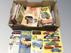 A quantity of car magazines, ordnance survey maps, etc.