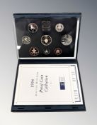 Royal Mint : 1994 United Kingdom Proof Coin Collection, 8 coins in all including the D-Day 50 Pence,