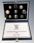 Royal Mint : 1984 United Kingdom Proof Coin Collection, 8 coins in all, with booklet, cased.