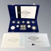 Royal Mint : 2000 The United Kingdom Millenium Silver Collection,