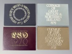 Royal Mint : 1979 Coinage of Great Britain & Norther Ireland, 6 coins in all,