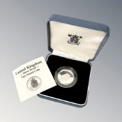 Royal Mint : 1988 United Kingdom Silver Proof One Pound Coin, 9.