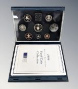 Royal Mint : 1994 United Kingdom Proof Coin Collection, 8 coins in all including the D-Day 50 Pence,