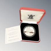 Royal Mint : 1996 United Kingdom Her Majesty Queen Elizabeth II 70'th Birthday Silver Proof Crown,