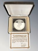 1978 Bahamas Anniversary Prince Charles $10 Silver Coin, 45.1 g, boxed.