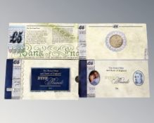 Royal Mint : 1997 Five Pouds Set,