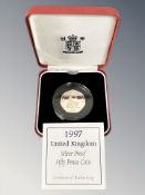 Royal Mint : 1997 United Kingdom Silver Proof Fifty Pence Coin, 8 g,