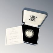 Royal Mint : 1999 United Kingdom Silver Proof One Pound Coin, 9.
