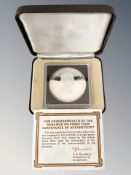 1978 Bahamas Anniversary Prince Charles $10 Silver Coin, 45.1 g, boxed.