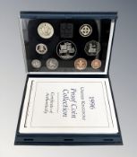 Royal Mint : 1996 United Kingdom Proof Coin Collection, Twenty-Five Years of Decimal Coinage,