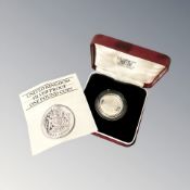 Royal Mint : 1983 United Kingdom Silver Proof One Pound Coin, 9.