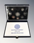 Royal Mint : 1986 Bailiwick of Guernsey Proof Set Coin Collection, 8 coins in all, with booklet,