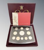 Royal Mint : 2003 United Kingdom Proof Set, 11 coins in all, with booklet, boxed.