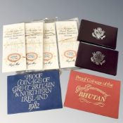 Royal Mint :1982 Proof Coinage of Great Britain & Northern Ireland, 7 coins in all, with booklet,