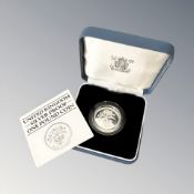 Royal Mint : 1984 United Kingdom Silver Proof One Pound Coin, 9.
