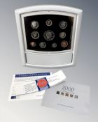 Royal Mint : 2000 United Kingdom Proof Set, Coins for The New Millennium, 10 coins in all,