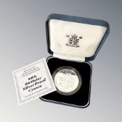 Royal Mint : 1990 United Kingdom Her Majesty Queen Elizabeth The Queen Mother 90'th Birthday Silver