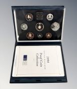 Royal Mint : 1994 United Kingdom Proof Coin Collection, 8 coins in all including the D-Day 50 Pence,