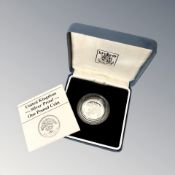 Royal Mint : 1987 United Kingdom Silver Proof One Pound Coin, 9.