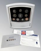 Royal Mint : 2000 United Kingdom Proof Set, Coins for The New Millennium, 10 coins in all,