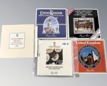 Royal Mint : Five x Uncirculated Coin Collection Sets : 1983, 1984, 1985, 1986 & 1989,