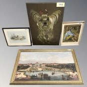 S Farley : Portrait of a Lady Sitting in Grassy Woodland, oil on board, signed, 24 cm x 19 cm,