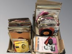 Vinyl LP's, 78's and 45's, mixed titles,