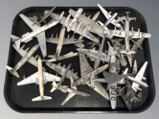 A group of 20th century die cast air craft including Dinky