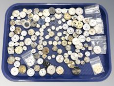 A large quantity of watch movements including Longines (four gent's, two lady's), Omega (4), Ebel,