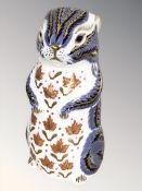 A Royal Crown Derby Chipmunk paperweight without stopper