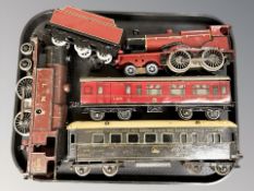 A group of 20th century tin plate rolling stock