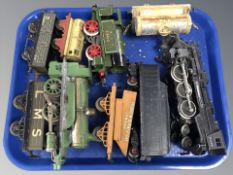 A group of 20th century tin plate rolling stock