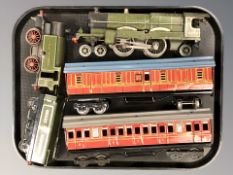 A group of 20th century tin plate rolling stock