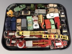 A group of 20th century die cast cars including Dinky