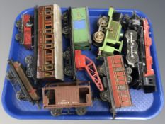 A group of 20th century tin plate rolling stock