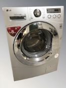 An LG 8kg washing machine