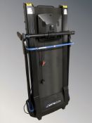 A Roger Black folding treadmill
