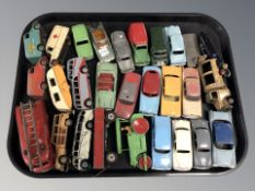 A group of 20th century die cast cars including Dinky