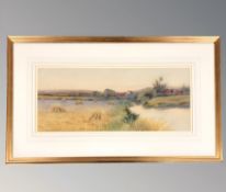 F G Fraser : Near Arundel, Sussex, watercolour,