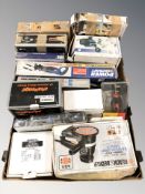 Boxed power tools including Black and Decker,