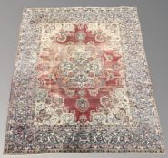 An Isfahan carpet, Central Iran,