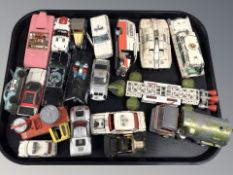 A group of 20th century die cast cars including Dinky