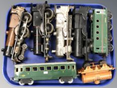 A group of 20th century tin plate rolling stock