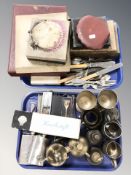 A quantity of cutlery, loose cutlery,