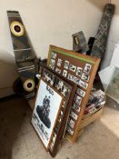 Mixed lot comprising Beatles prints, model aeroplane,