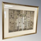 John Ogilby : The Road from Tinmouth in Northumberland to the City of Carlisle in Cumberland,