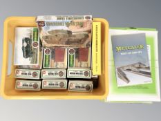 Airfix rolling stock, OO gauge model kits, further railway building kits, model ferris wheel,